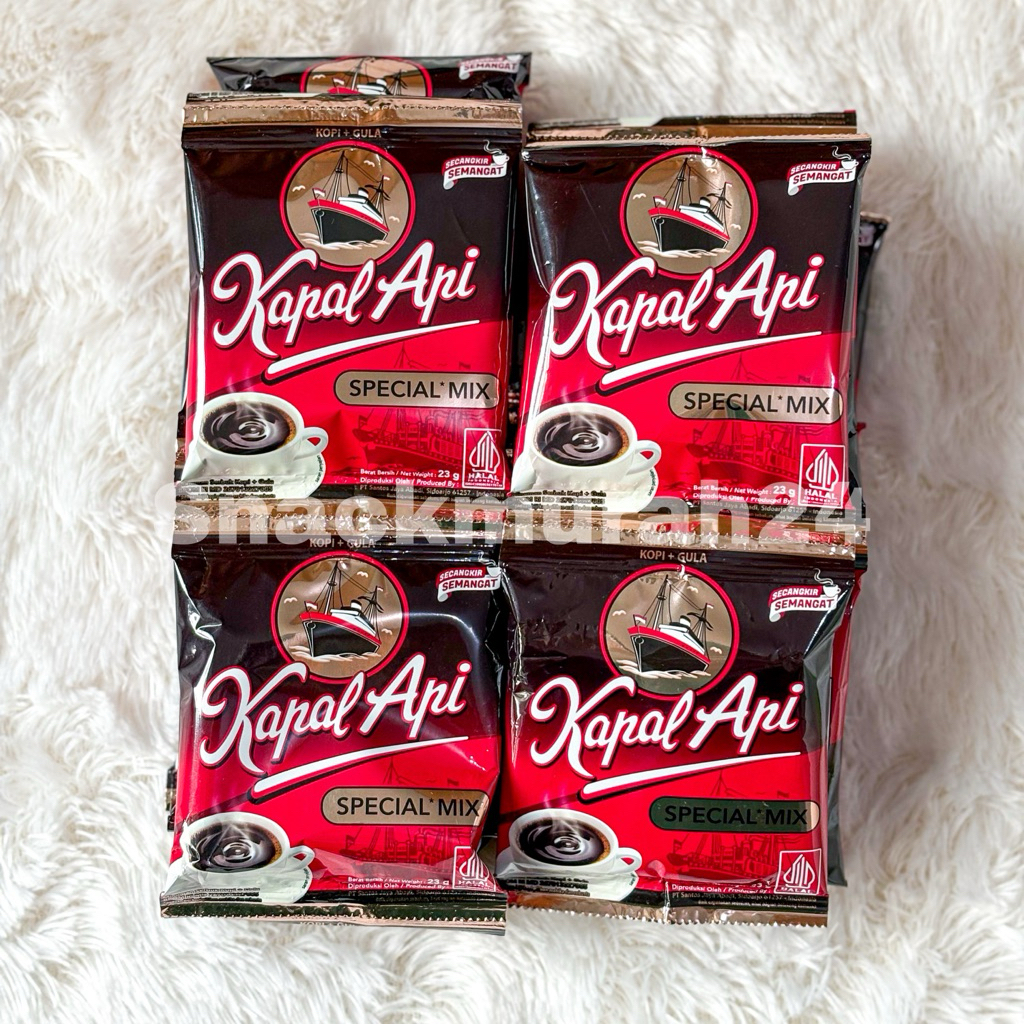 

Kopi Kapal Api Special Mix ( kopi+gula ) 1 Renceng isi 10 pcs