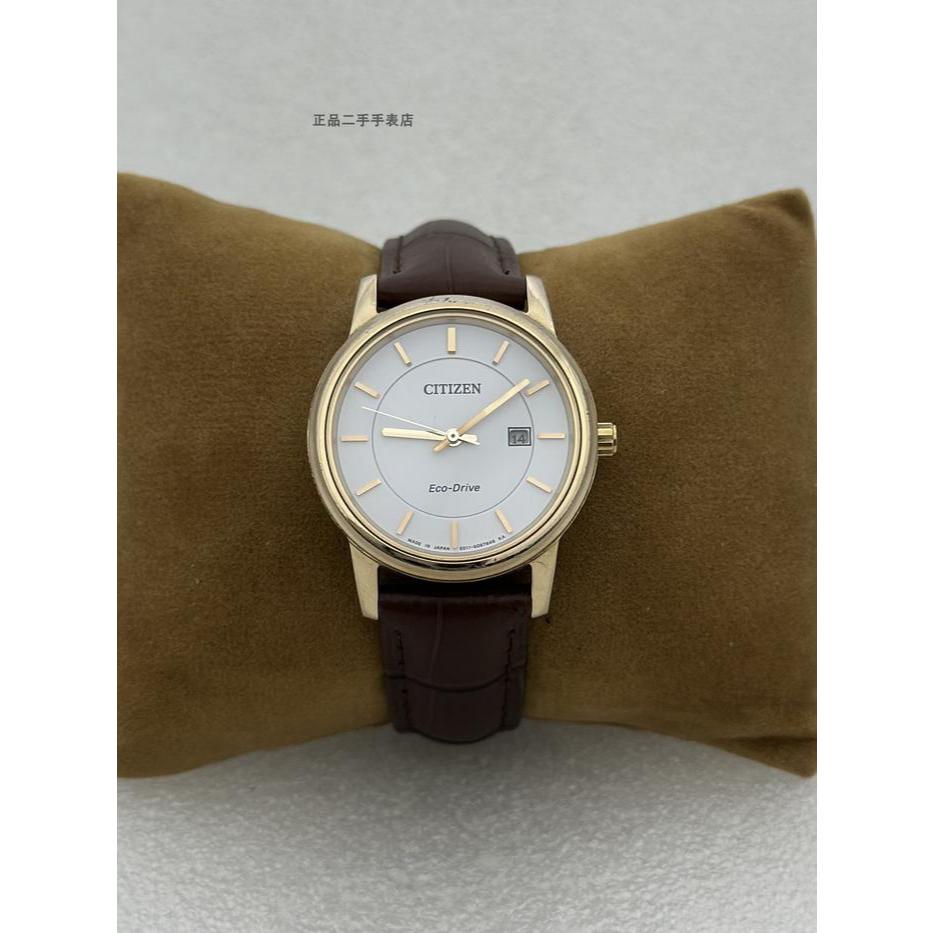 Citizen Eco-Drive Preloved - Jam Tangan Elegan dengan Strap Kulit, Hemat Energi