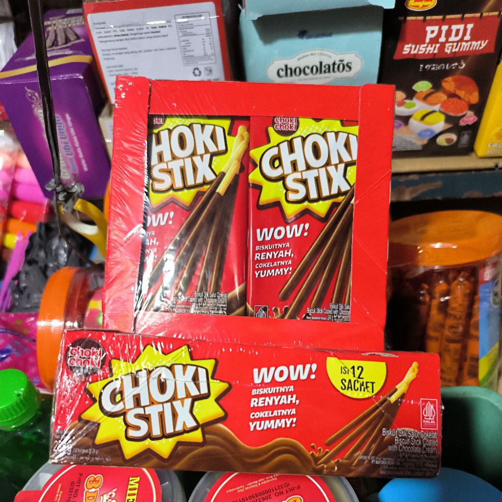 

choki choki biskuit coklat stik