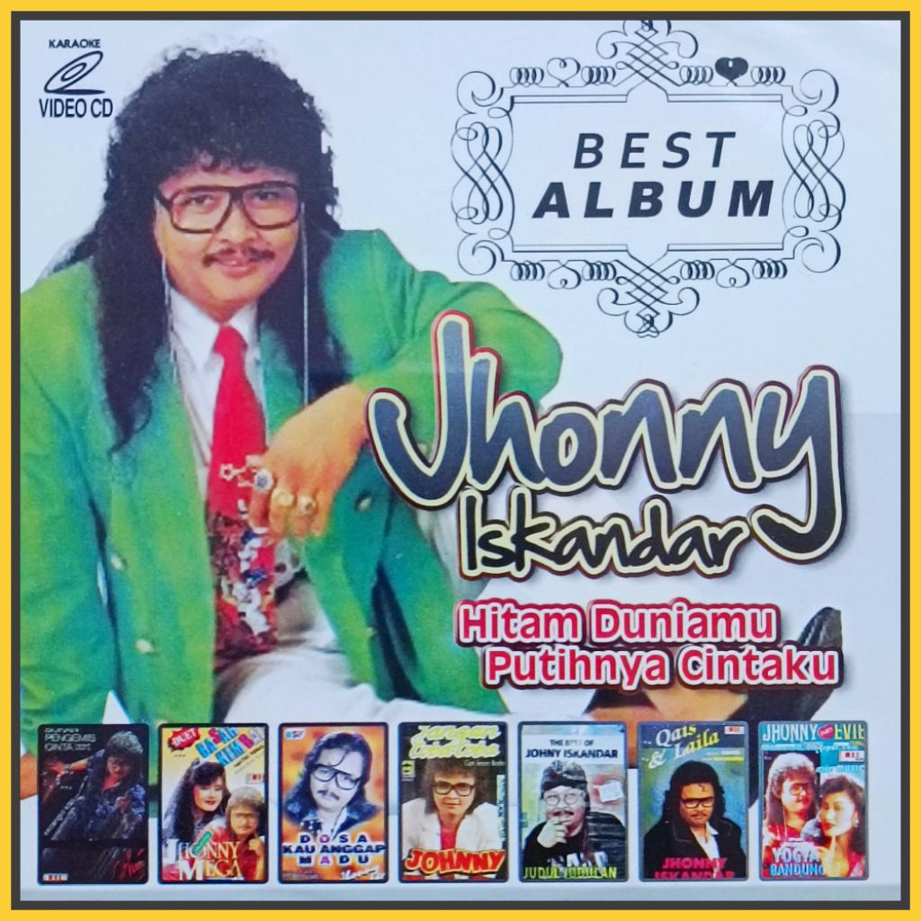 Kaset VCD 15 Lagu Dangdut Jhonny Iskandar Album Pilihan Terbaik