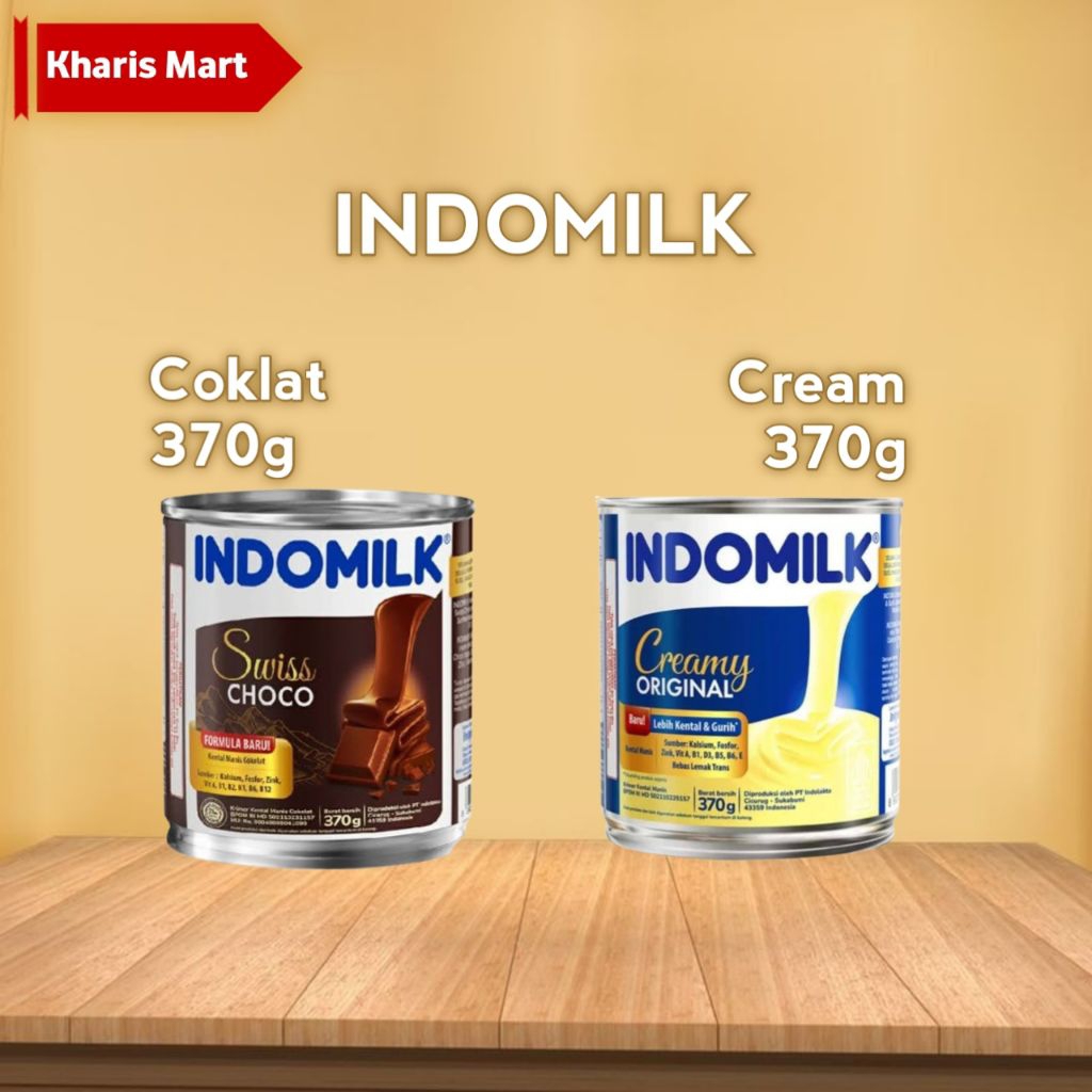 

INDOMILK Kental Manis KALENG 370g