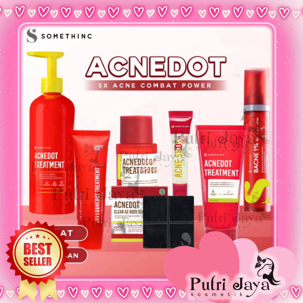 SOMETHINC Acnedot Acne Series | Cleanser/ Toner/ Moisturizer/ Spot/ Night/ Body Soap/ Back Spray