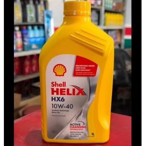 Shell Helix HX6 1 Liter kemasan 1 Dus