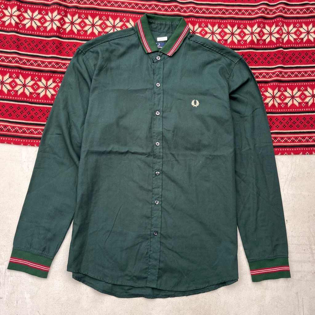 KEMEJA FREDPERRY HIJAU