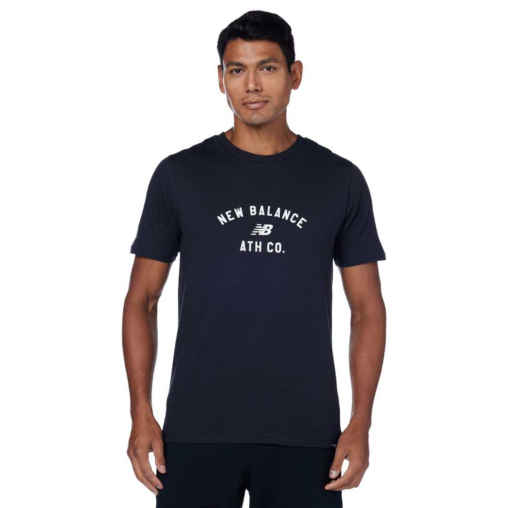 Baju Pria - NEW BALANCE Core Sleeve - Black [MT31907] - Original 