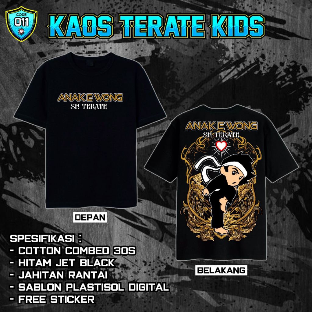 KAOS ANAK KATUN TERATE KIDS ANAK E WONG SH TERATE VOL 011