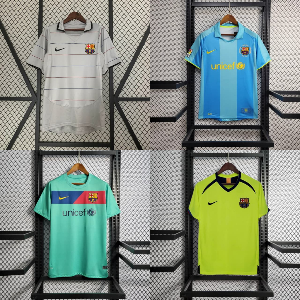 Jersey Retro Barcelona Away Grade Classic Import