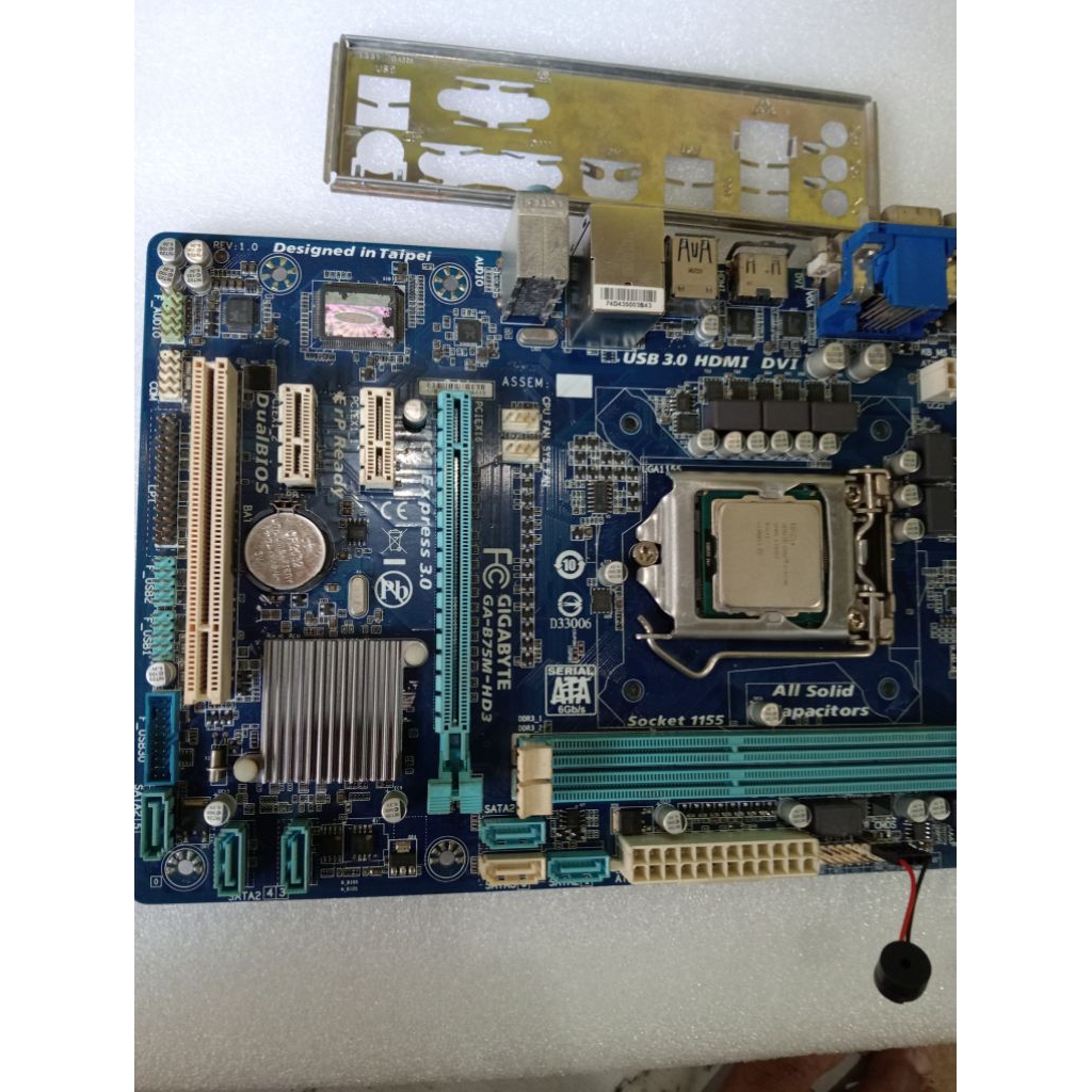 Mobo Gigabyte B75 + Prosesor i5 3570