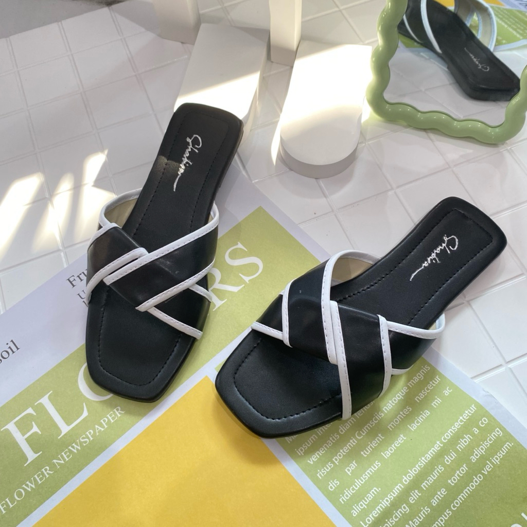 Sandal Elsa Ikatan Cinta Terlaris Sandal Flat Wanita