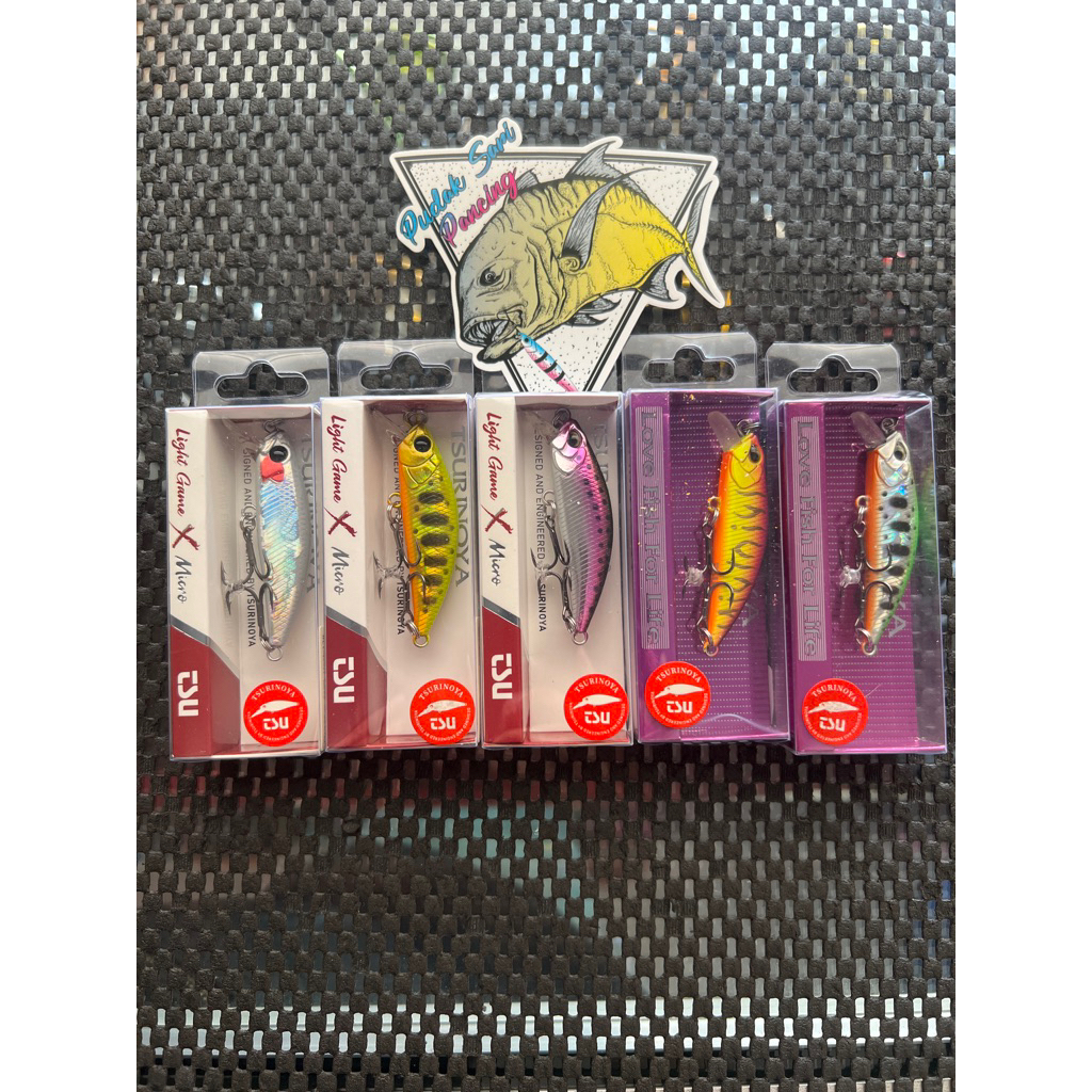 LURE MINNOW TSURINOYA DW 63 50 S