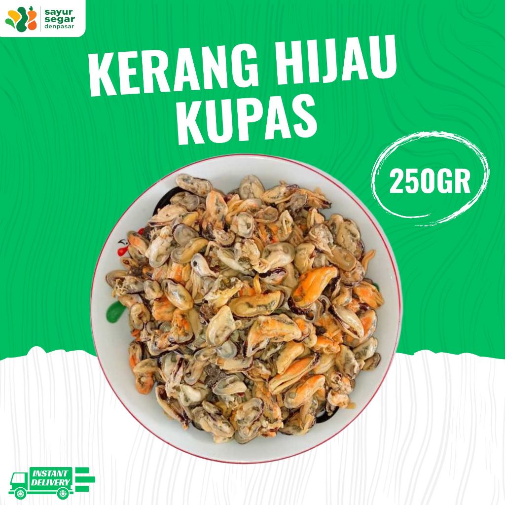 

Kerang Hijau Kupas 250gr - Sayur Segar Denpasar