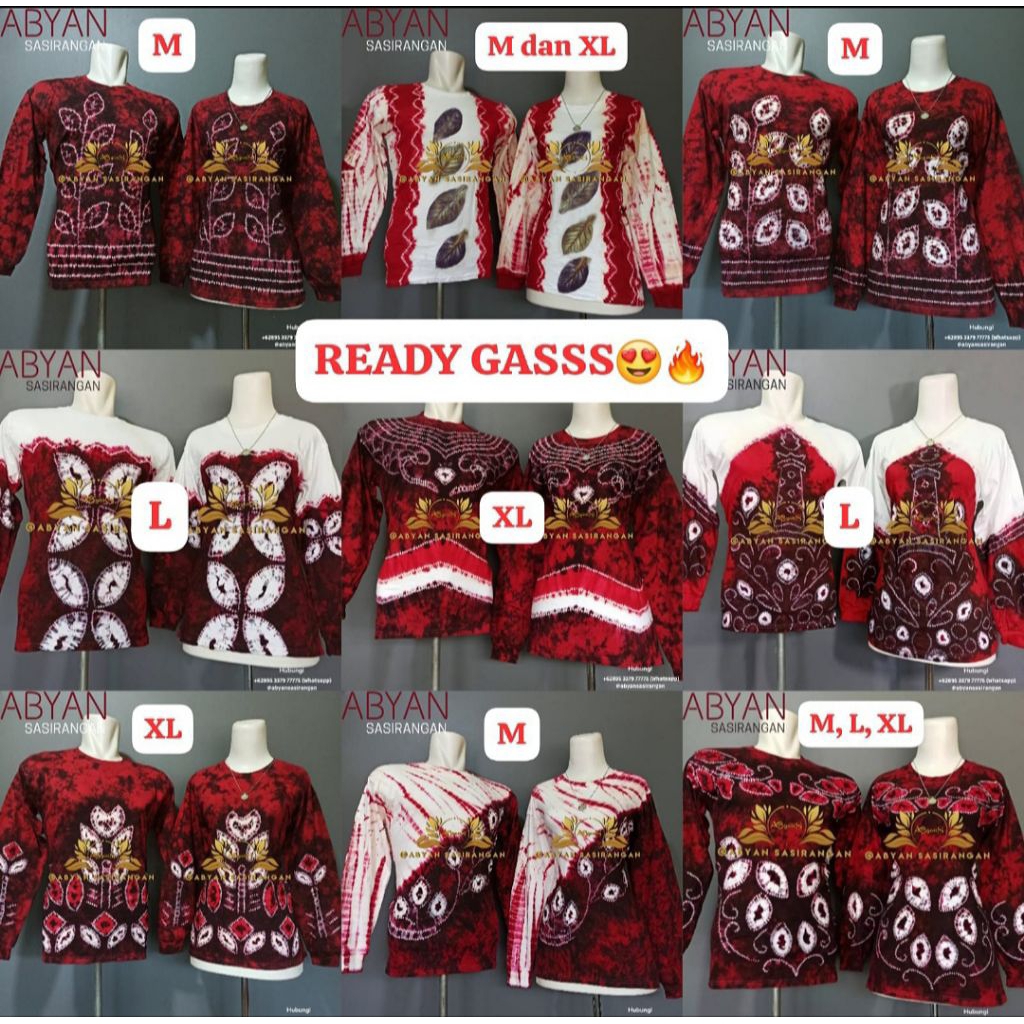 [READY SIAP KIRIM] KAOS SASIRANGAN VIRAL BY ABYAN SASIRANGAN | MOTIF TERBARU | KAOS HANDMADE |T SHIR