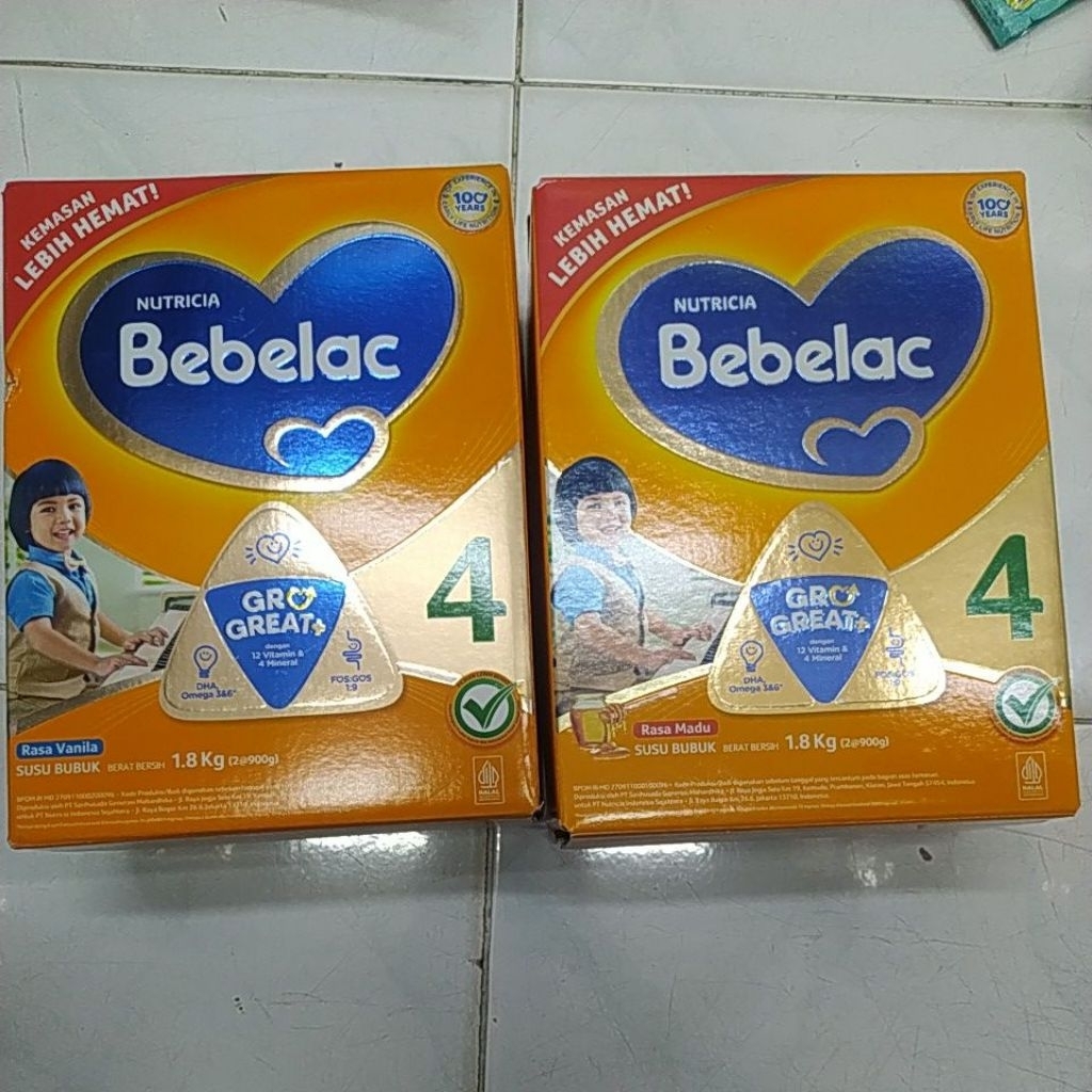 

Nutricia Bebelac 4 Vanila/Madu 1.8kg