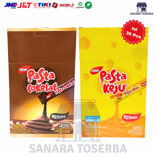 

Nabati Pasta Cokelat Keju 1 Box Isi 30 x 6 Gram