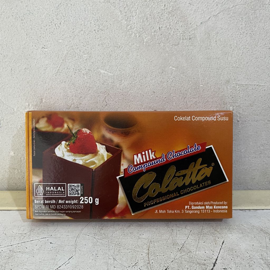 

Colatta milk chocolate compound 250 gram | milk chocolate | cokelat milk