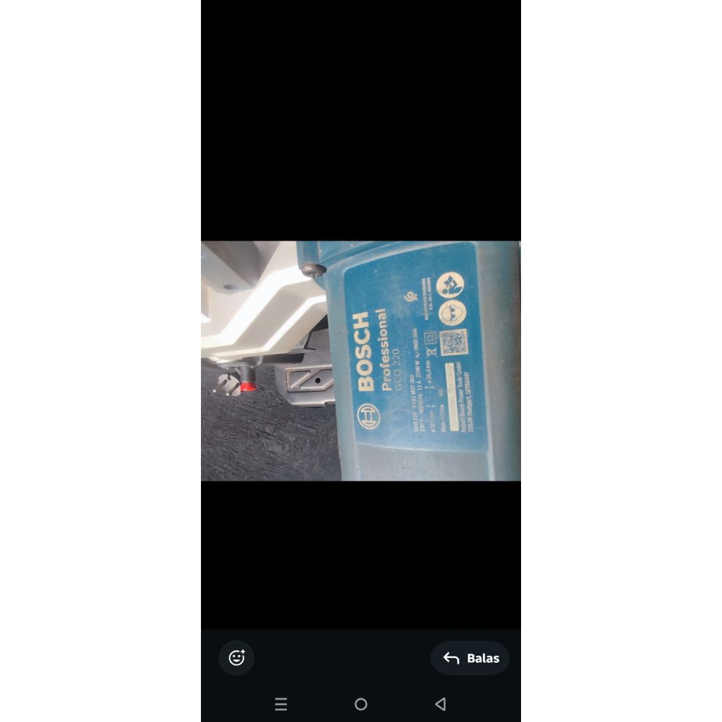 GCO 220 BOSCH GRINDER Gerinda duduk BOSCH