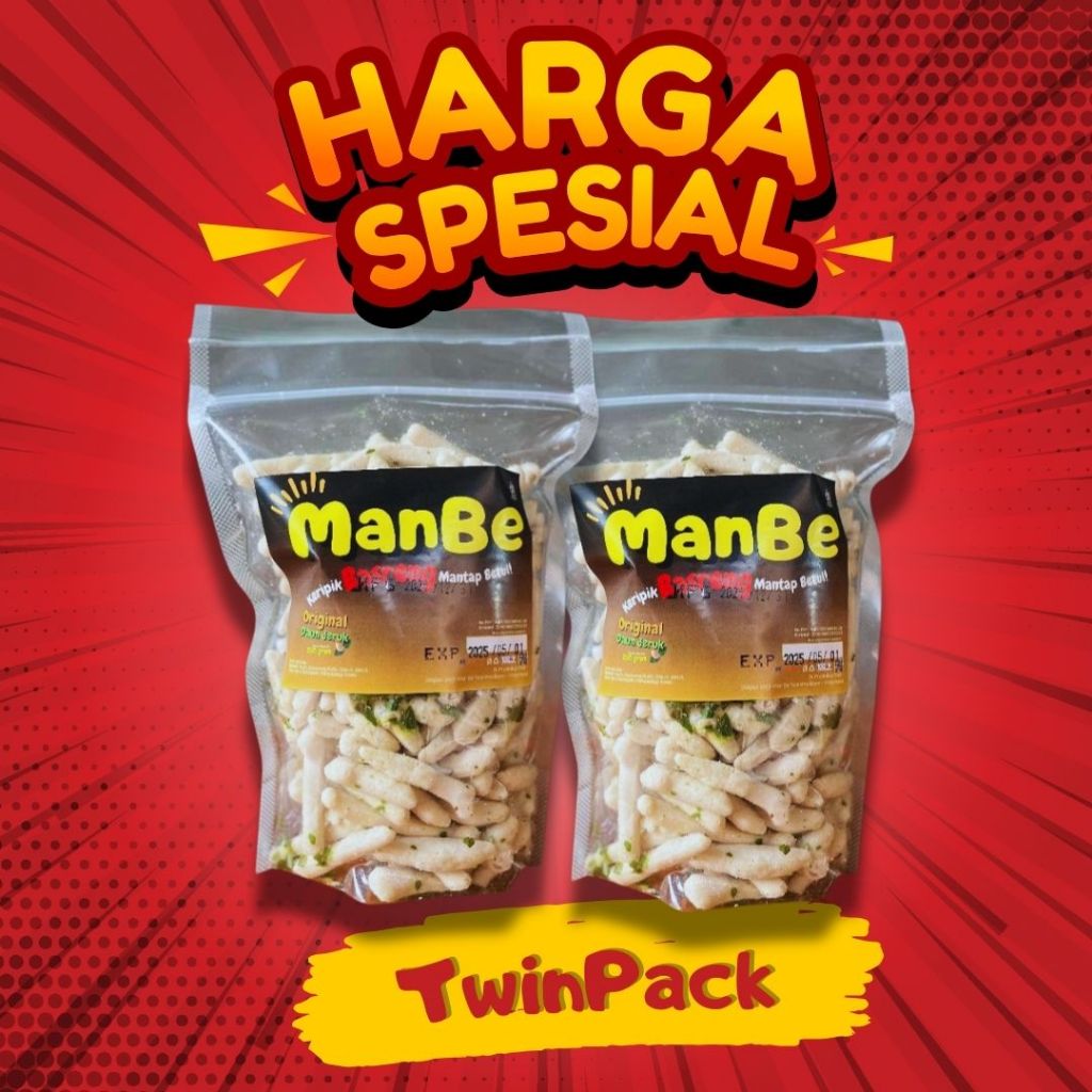 

NgemlYuk - 500gr TwinPack Basreng Original Daun Jeruk - Renyah dan Gurih untuk Ngemil by MANBE - Basreng Kemasan Pouch - Basreng Kemasan Standing - Basreng Kemasan Ziplock - basreng kemasan pouch daun jeruk