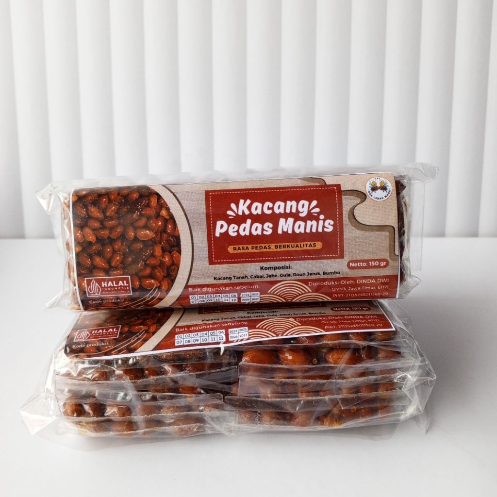 

1 Pack Kacang Tanah Pedas Manis Isi 10 pcs (minim 4 pack)