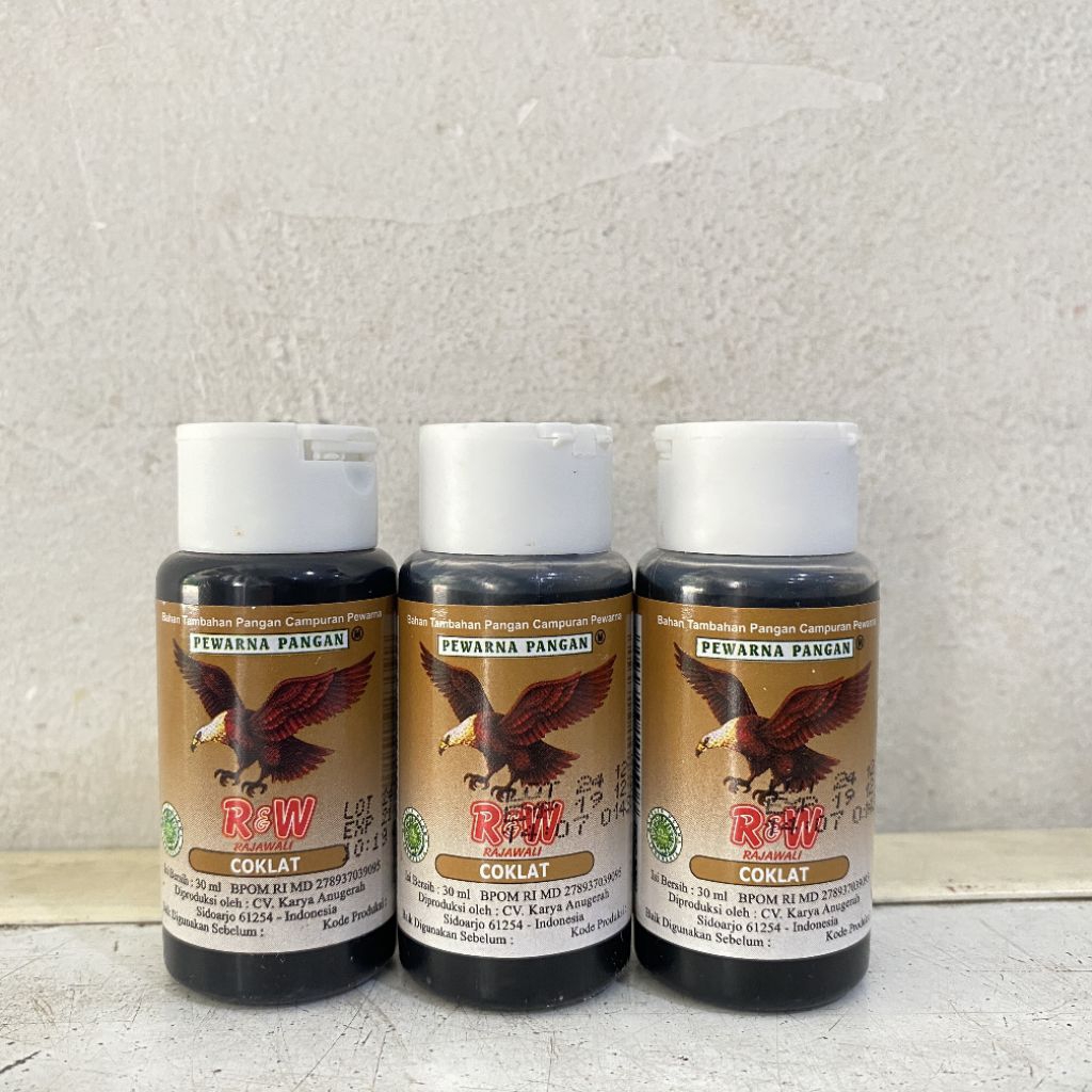 

Pewarna rajawali COKLAT 30 ml | pewarna coklat
