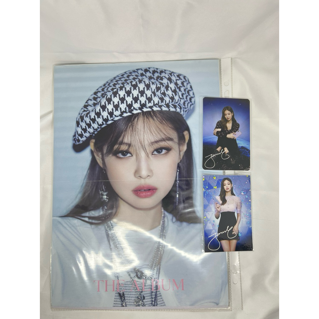 Photocard Blackpink x Globe Jennie Free Poster