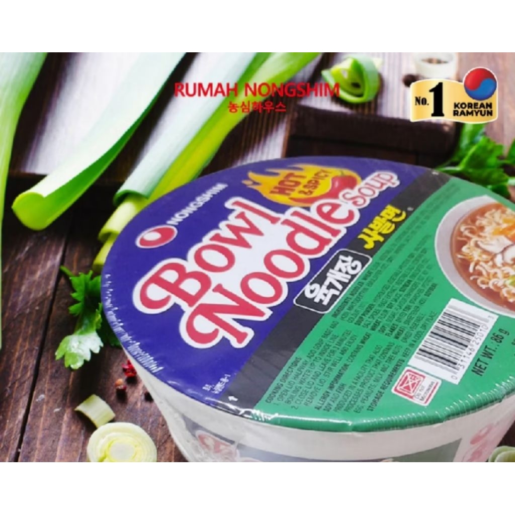 

MIE BOWl NODLE HOT & SPICY 86 gr