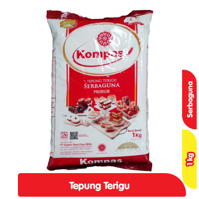 

TEPUNG TERIGU 1kg / terigu 1kg / TEPUNG GANDUM 1kg BY JJS