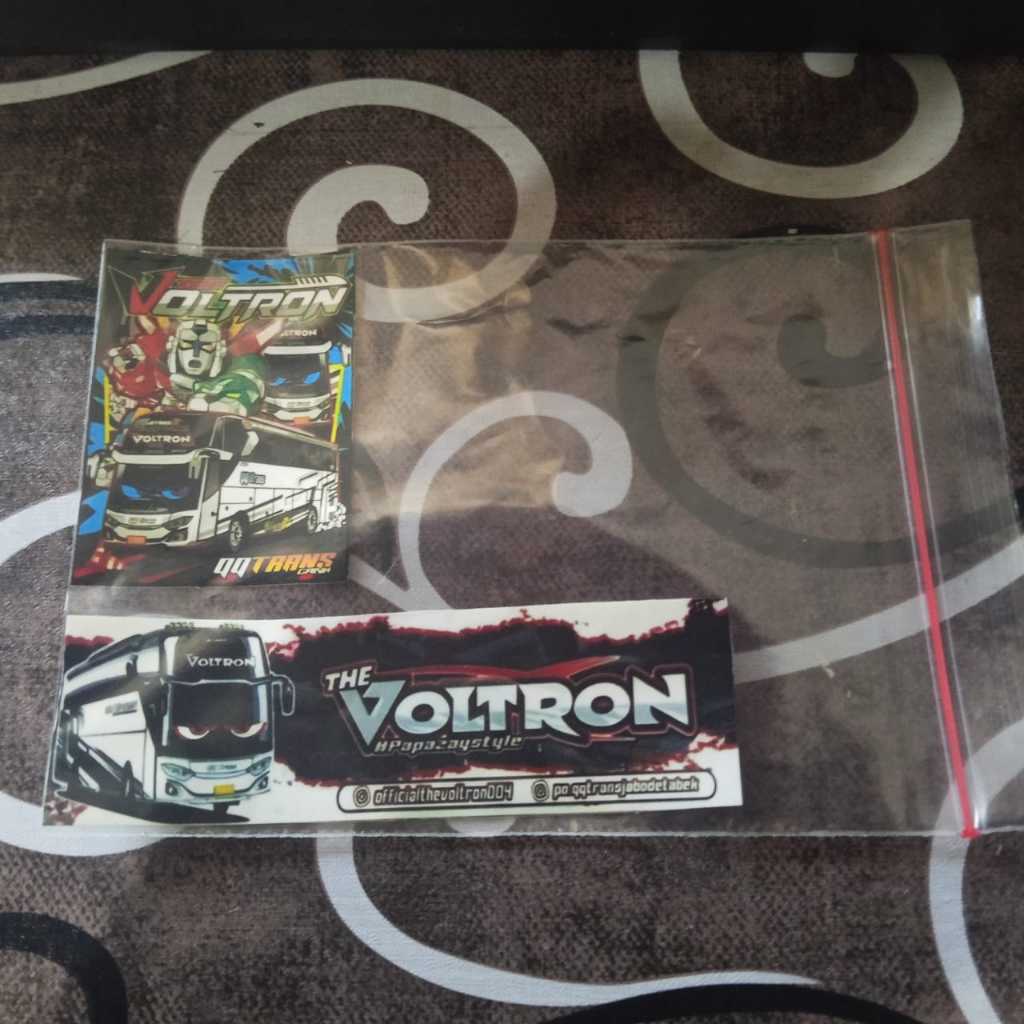 

stiker bus qq trans "voltron