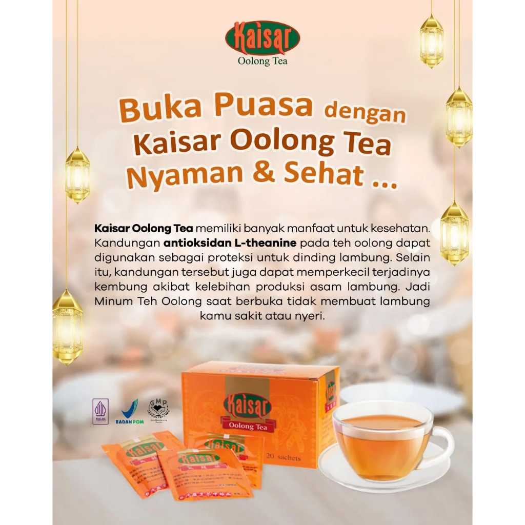 

KAISAR OOLONG TEA BERKASIAT MENBUANG LEMAK DALAM DARAH