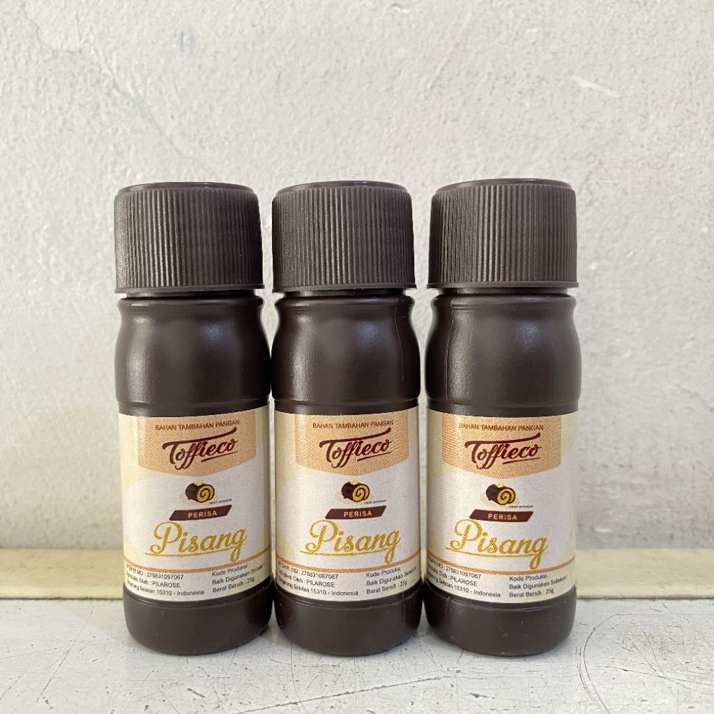 Toffieco perisa PISANG 25ml | perisa pisang