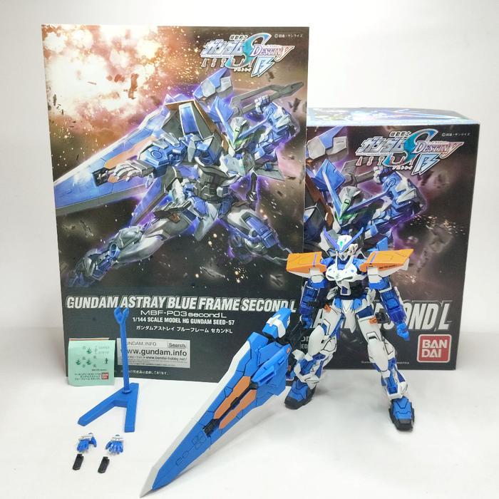 Bandai HG Astray Blue Frame Second Revise / Gundam 1/144 2nd Sudah Rakit H828