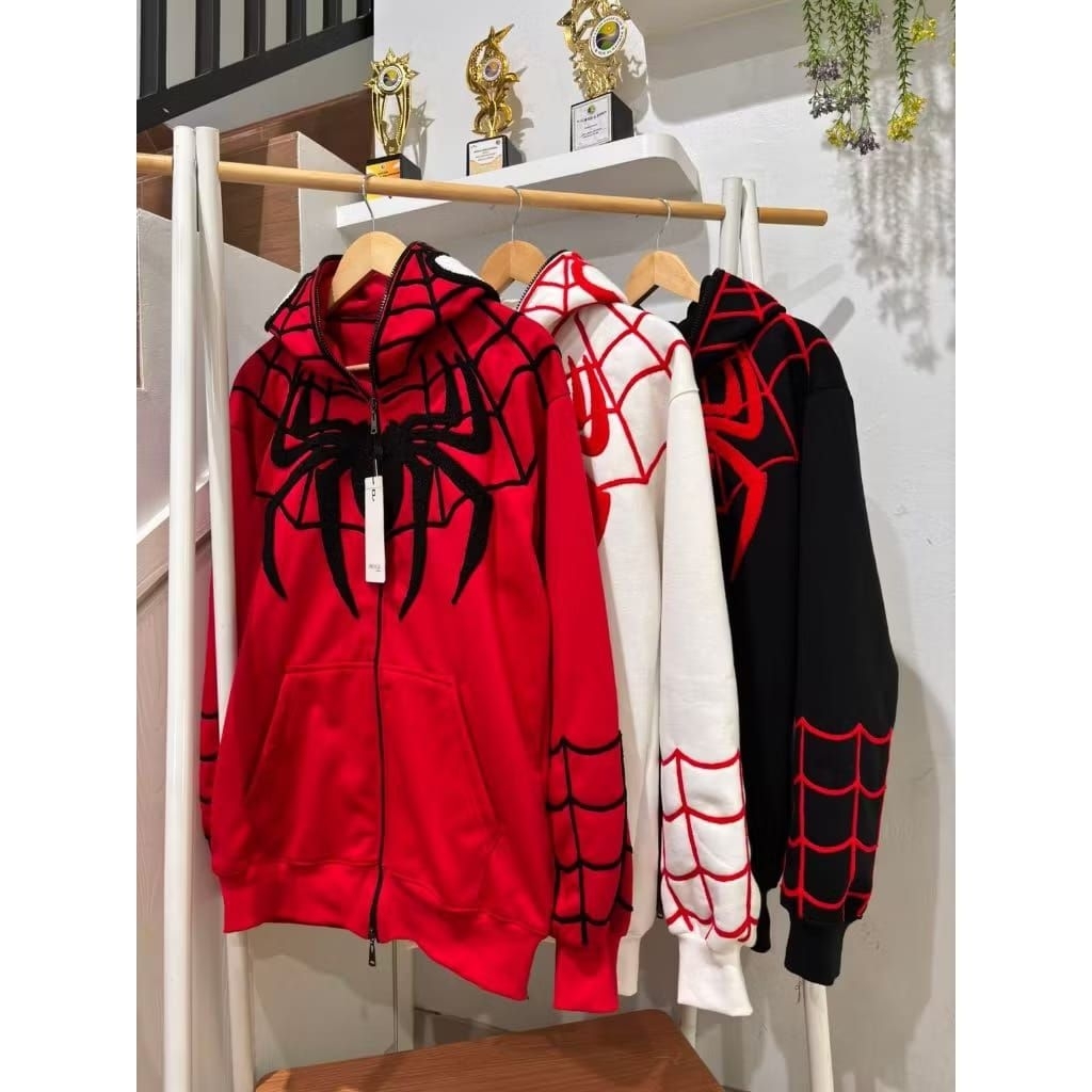 HOODIE ZIPPER SPIDER