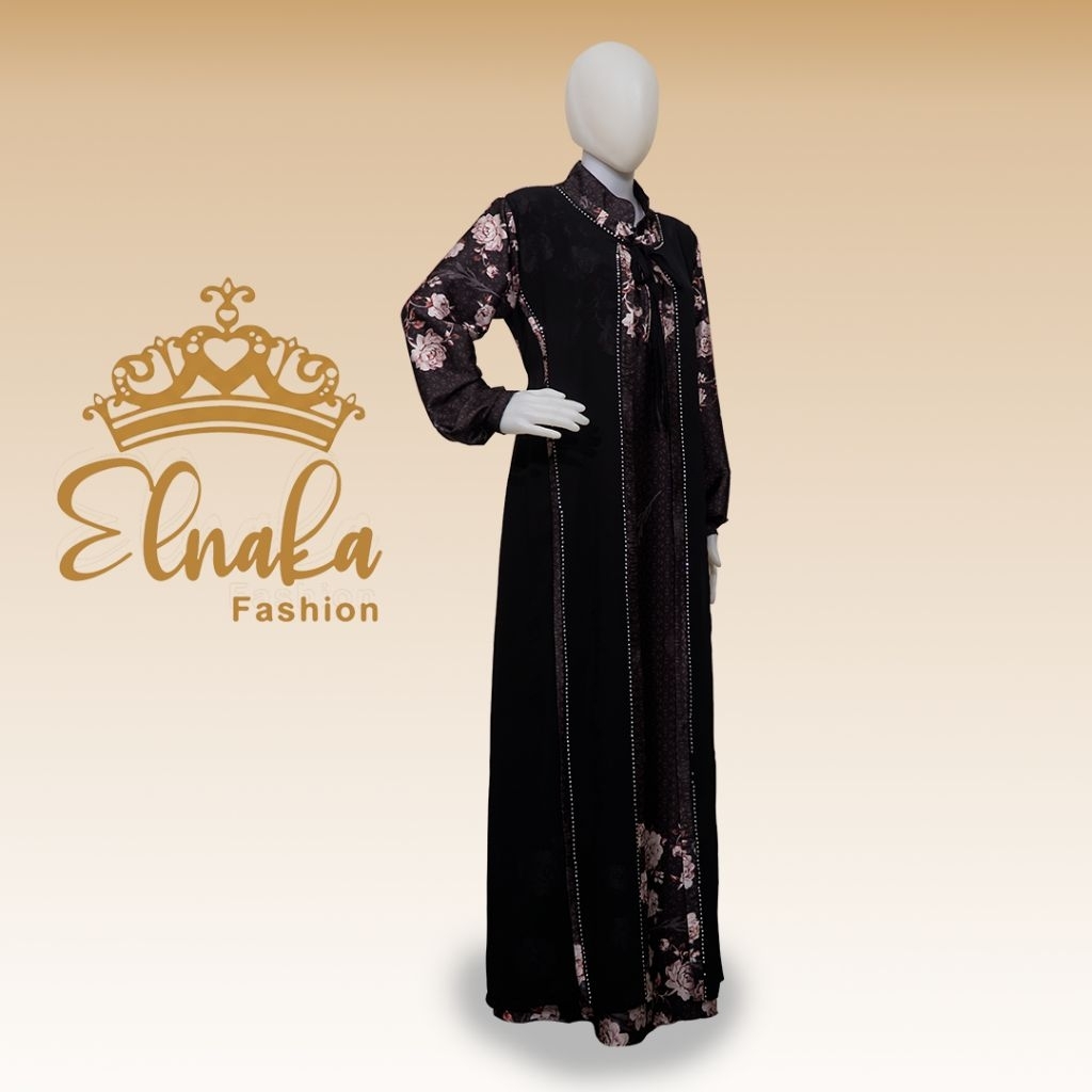 Elnaka Rose_Gamis premium Gratis kemeja premium