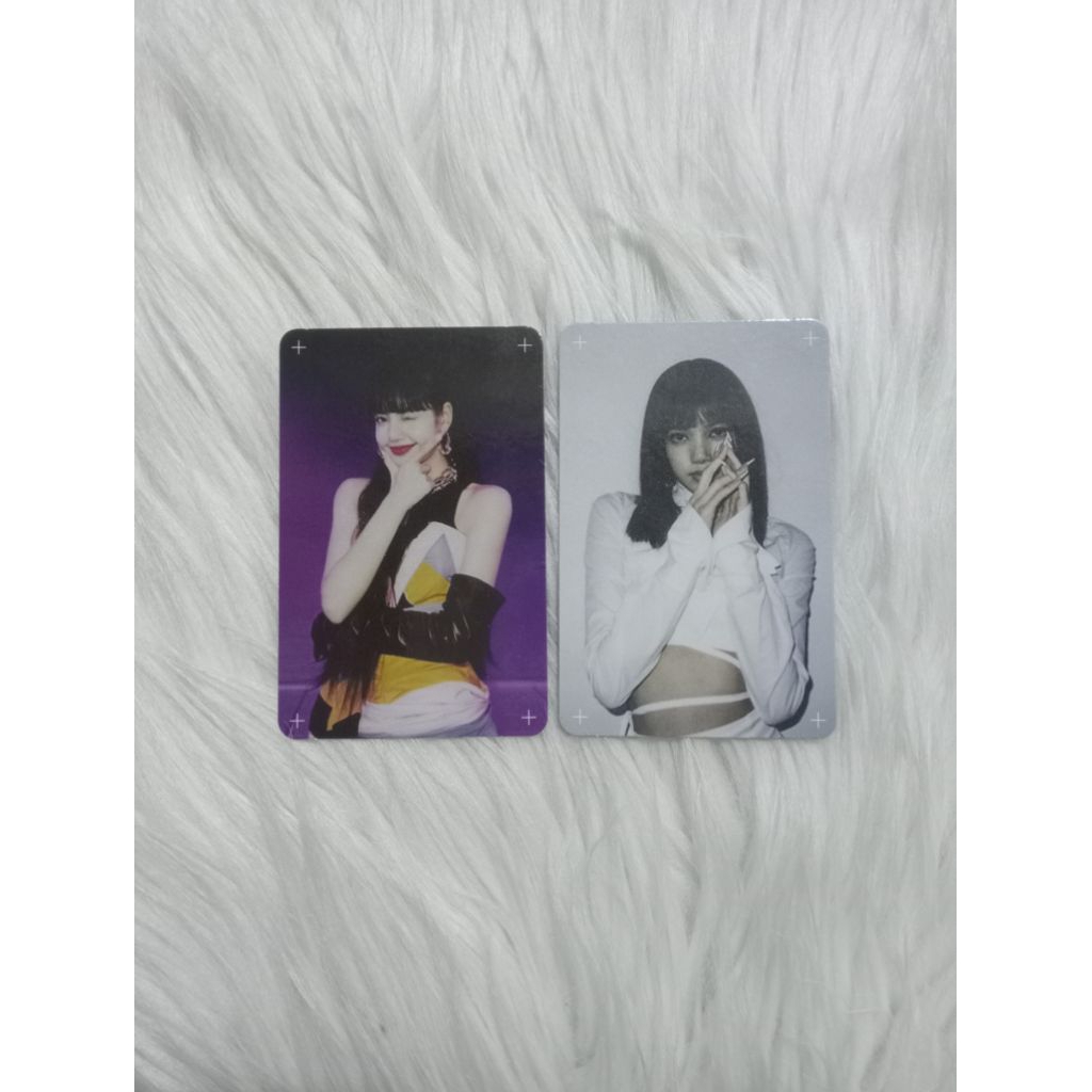 [official] pc photocard lisa blackpink album how you like that jisoo jennie rose lisa