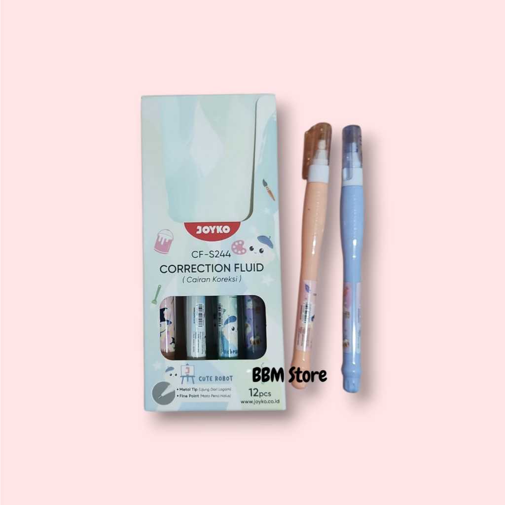 

Correction Fluid CF-S244 Cute Robot Cairan Koreksi Penghapus Cair JOYKO