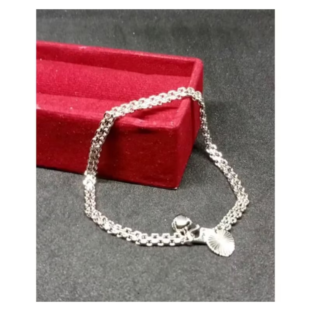 GELANG TANGAN TIKAR GELANG DEWASA GELANG TANGAN IMPOR / Gelang Motif Tikar Putih