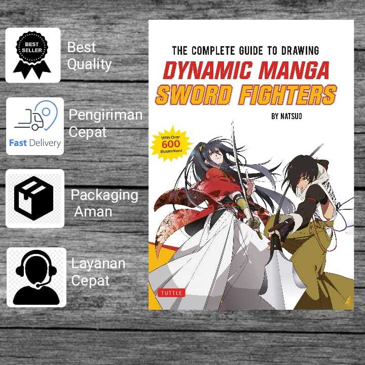 

Buku The Complete Guide to Drawing Dynamic Manga Sword Fighters
