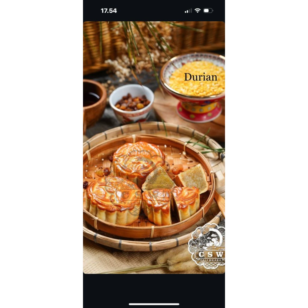 

citra sari wangi mooncake tau yung durian isi 4 pcs