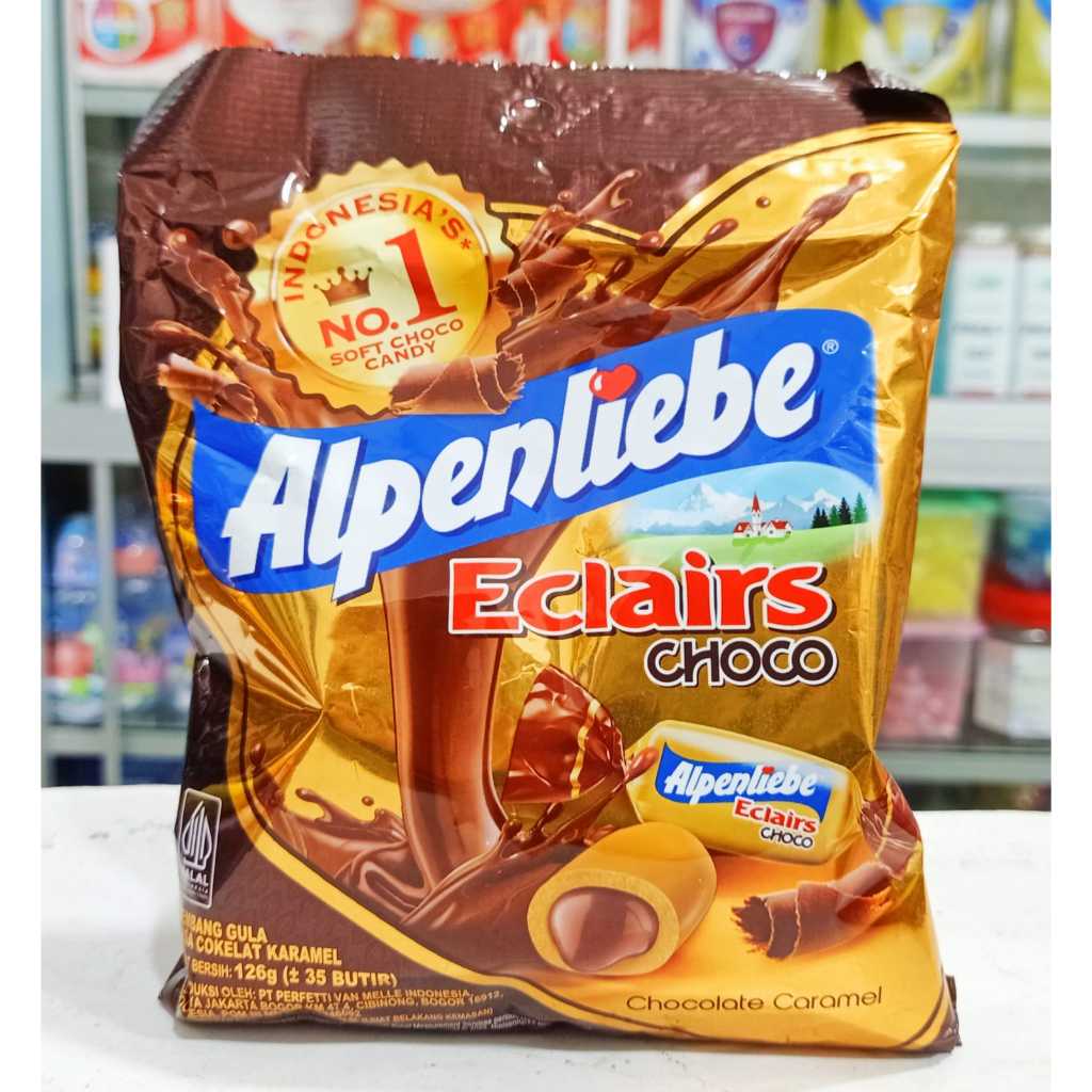 

PERMEN ALPENLIEBE ECLAIRS CHOCO - Permen Rasa Coklat Karamel