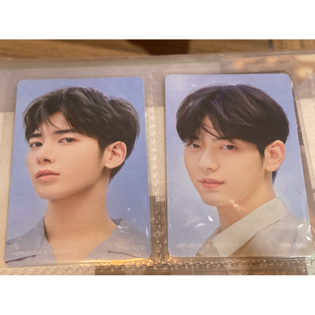(take all) photocard TXT soobin taehyun manyo round 1 ver