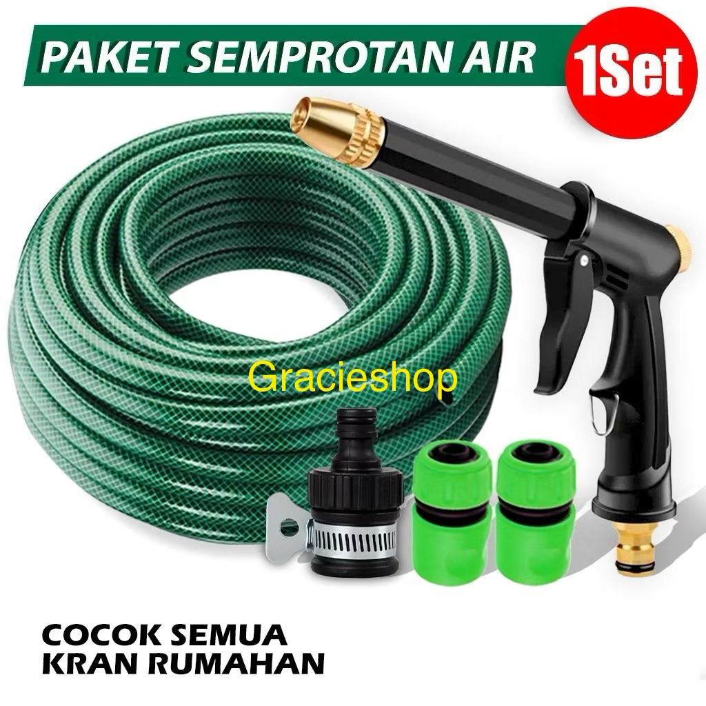 SELANG AIR PAKET 20 METER / SELANG CUCI MOBIL / SELANG CUCI MOTOR / SELANG KEBUN / SELANG RUMAH