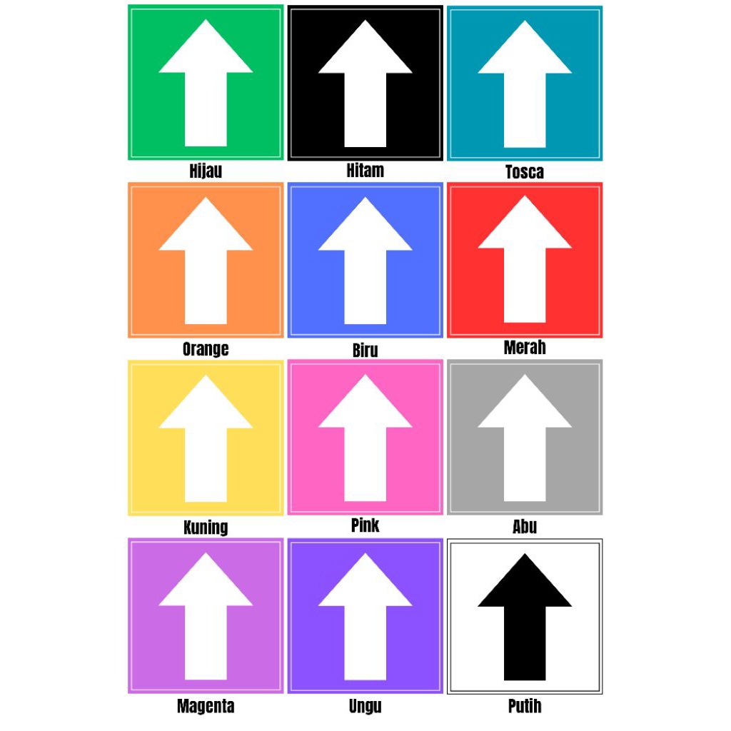 

Sticker Vinly Panah / Sticker arah panah / Sticker naik turun tangga / sticker tangga / Sticker penunjuk / Sticker naik turun