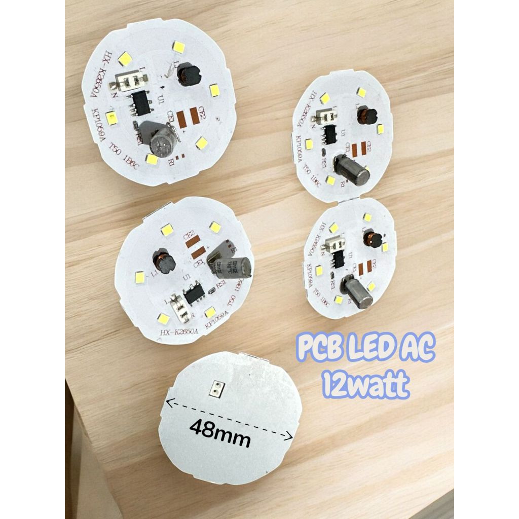 TERMURAH PCB LAMPU LED AC SMD 12W SPAREPART BOHLAM LAMPU 01