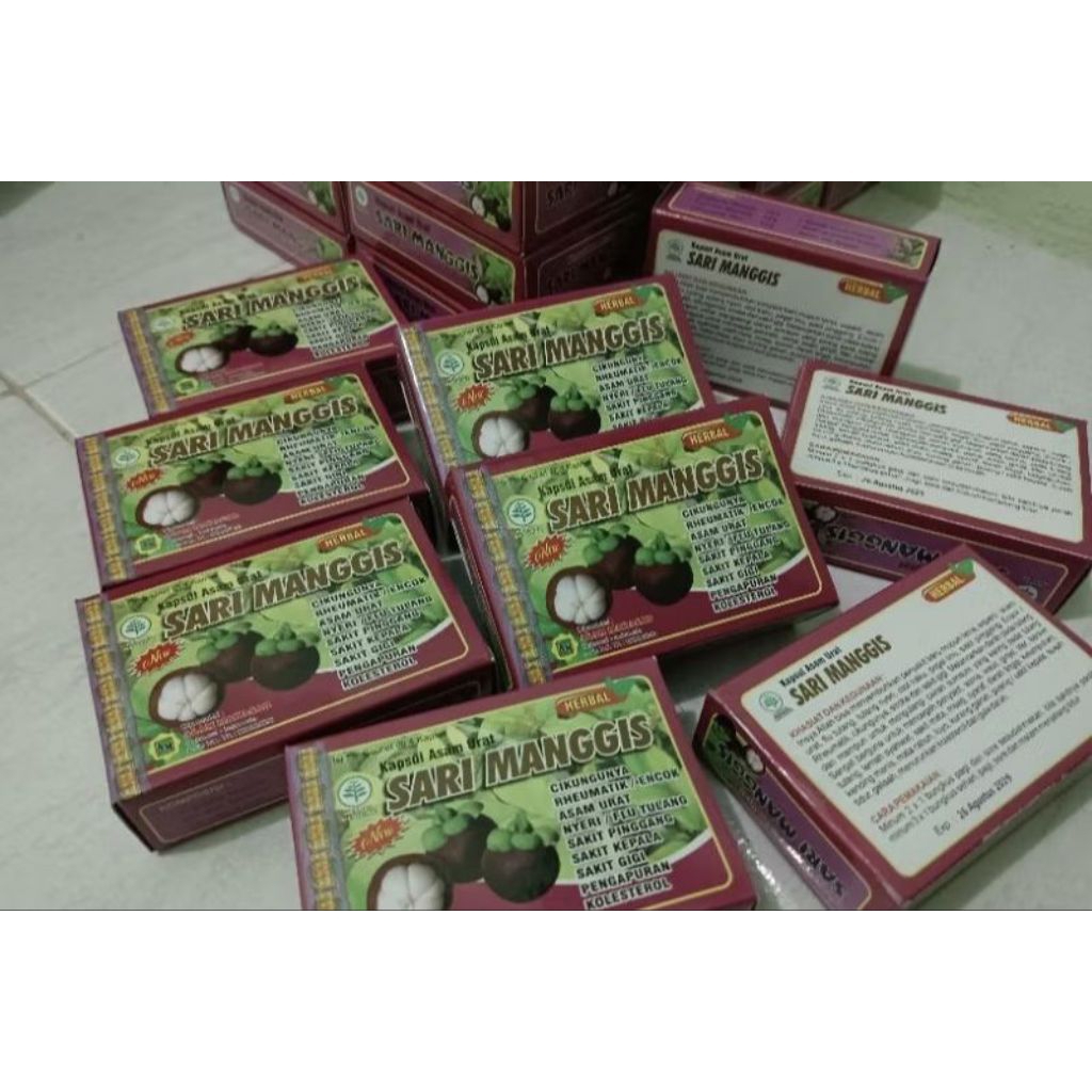 SARI MANGGIS | Kapsul Herbal Asam Urat
