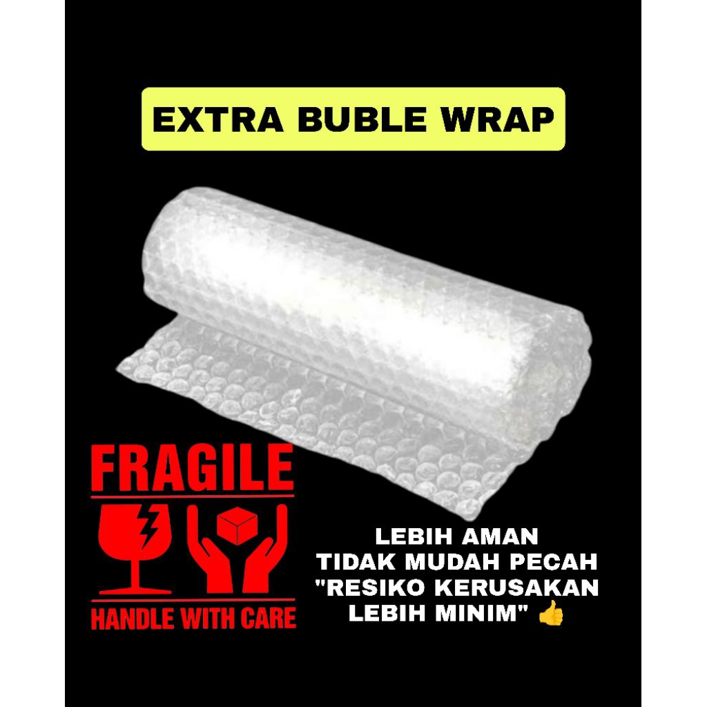 

EXTRA BUBLE WRAP / TAMBAHAN PACKAGING BUBLE