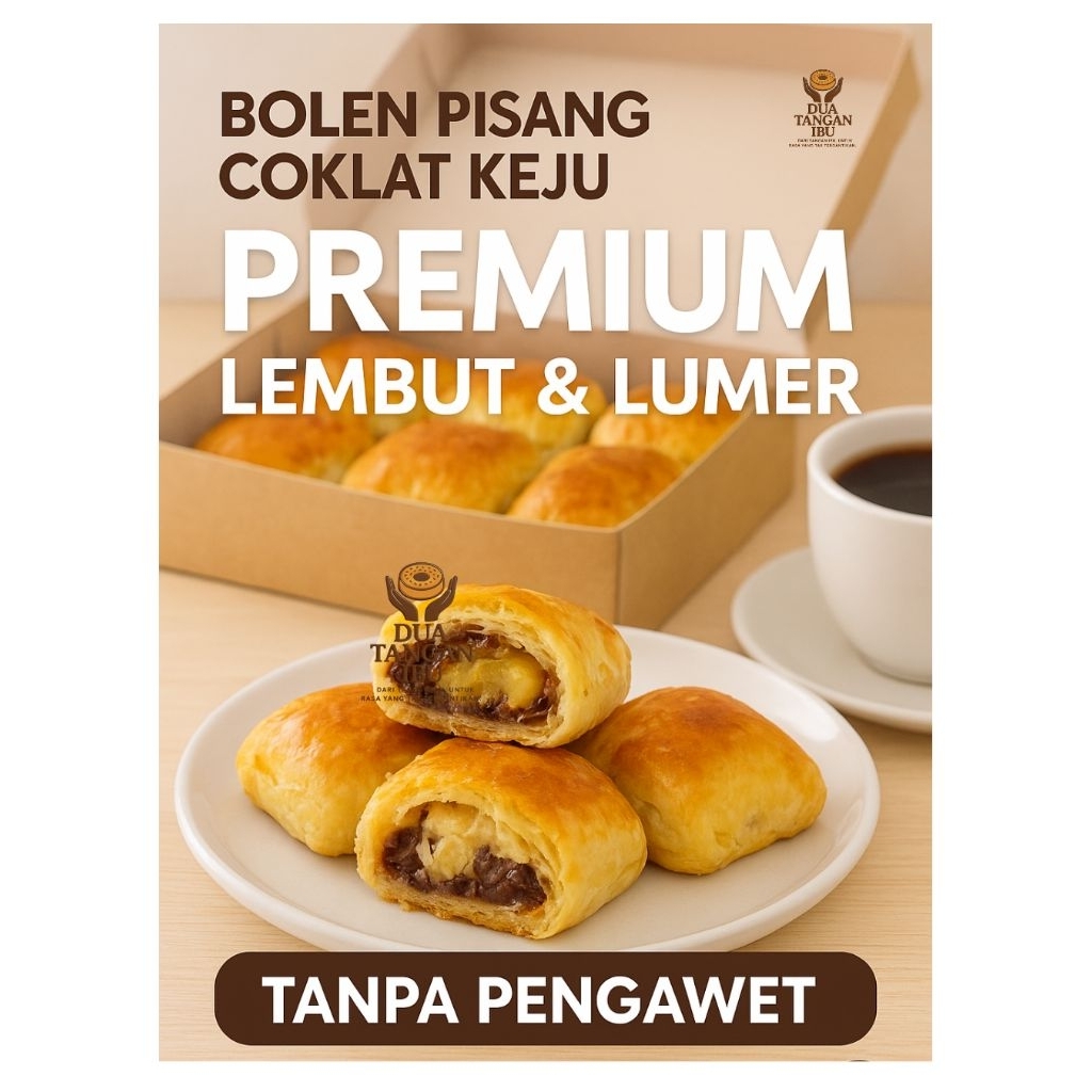 

Murah Bolen Pisang Coklat Keju Premium Isi 10 | Oleh-oleh Kue Lembut Lumer Fresh Tanpa Pengawet