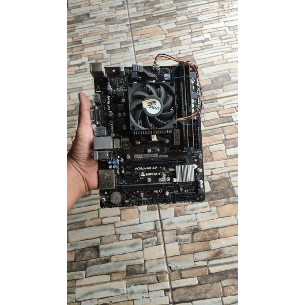 Pc murah meriah Amd Apu A6 6400