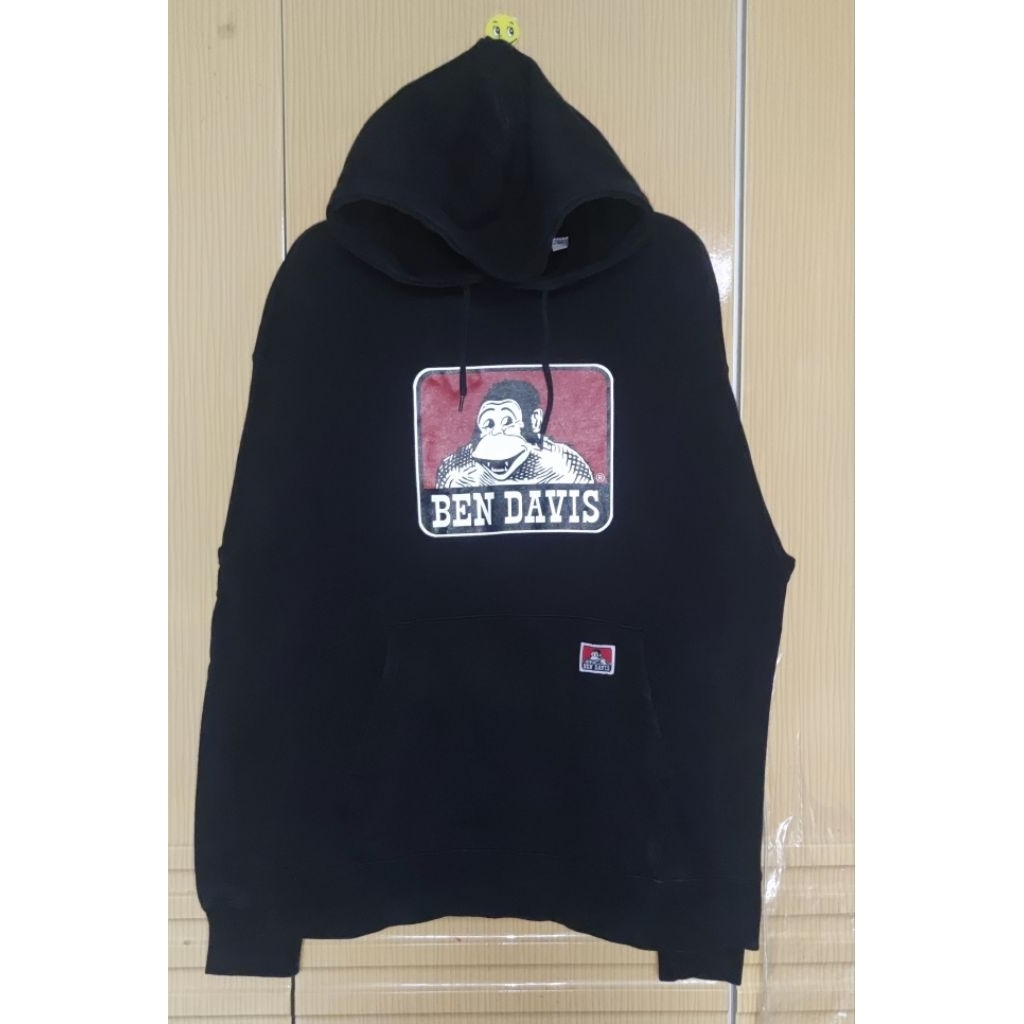 HOODIE BEN DAVIS BLACK SECOND ORIGINAL