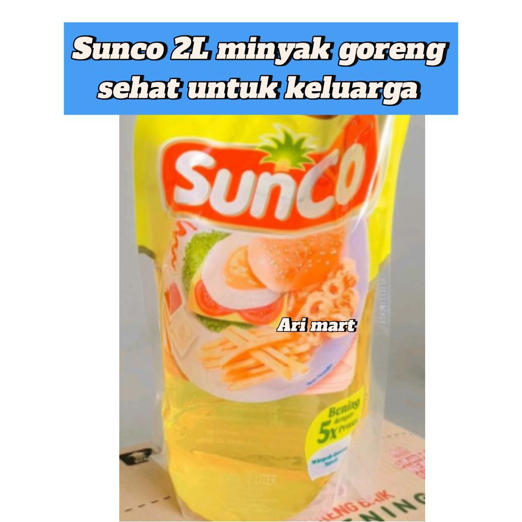

SunCo Minyak Goreng 2 Liter – Minyak Sawit Berkualitas