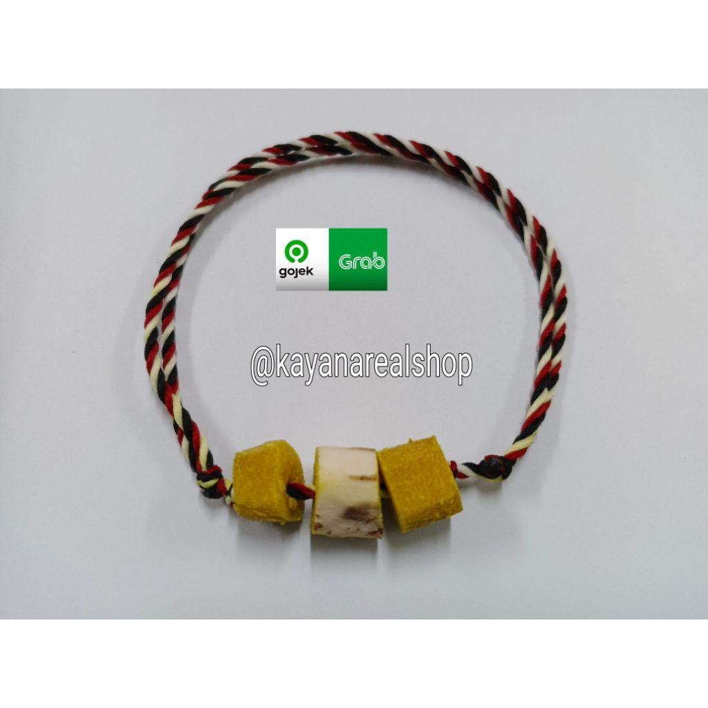 gelang delingo bangle 3 butir tali belang gelang delingo bangle gelang Kariango gelang bayi bumil ge