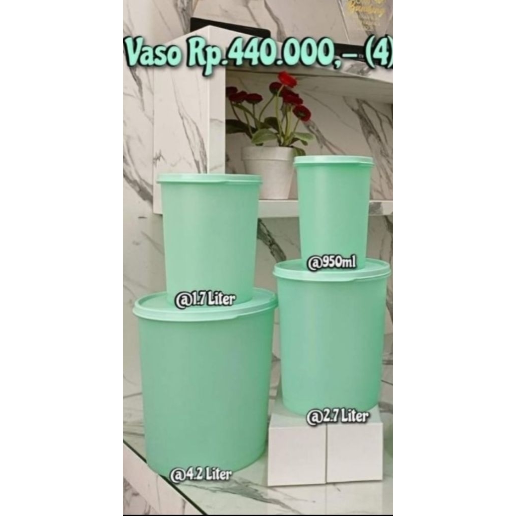 Vaso canister moorlife 4ukuran Moorlife